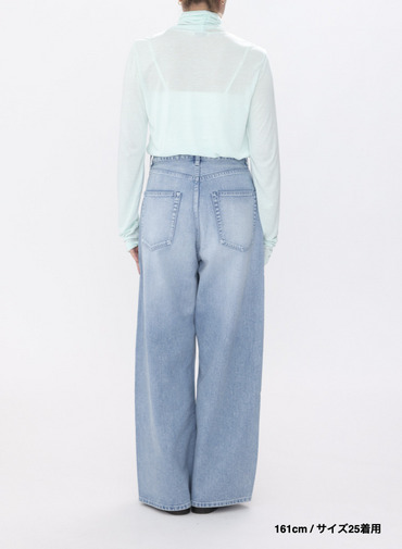 デニムワイドパンツ / DENIM WIDE PANTS 詳細画像 Indigo 10