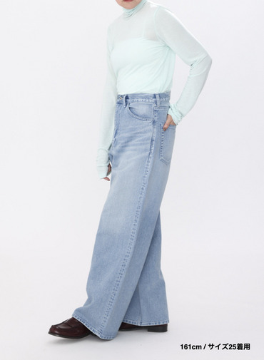 デニムワイドパンツ / DENIM WIDE PANTS 詳細画像 Indigo 12
