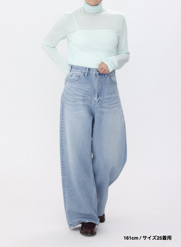 デニムワイドパンツ / DENIM WIDE PANTS 詳細画像 Indigo 14