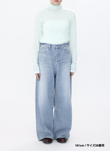 デニムワイドパンツ / DENIM WIDE PANTS 詳細画像 Indigo 15
