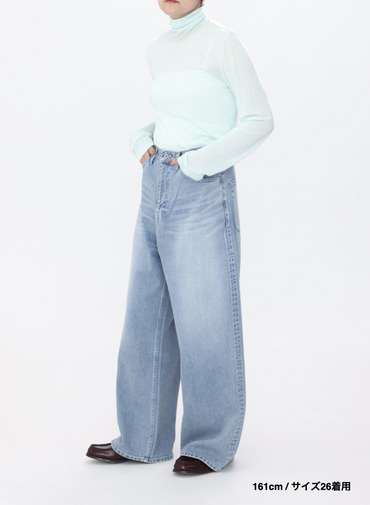 デニムワイドパンツ / DENIM WIDE PANTS 詳細画像 Indigo 18