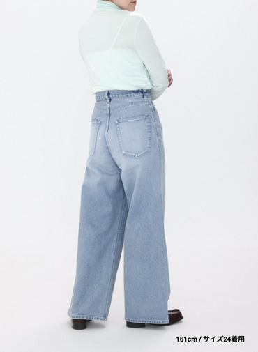 デニムワイドパンツ / DENIM WIDE PANTS 詳細画像 Indigo 6