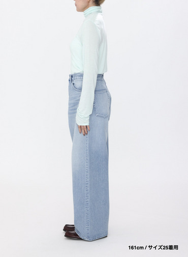 デニムワイドパンツ / DENIM WIDE PANTS 詳細画像 Indigo 9