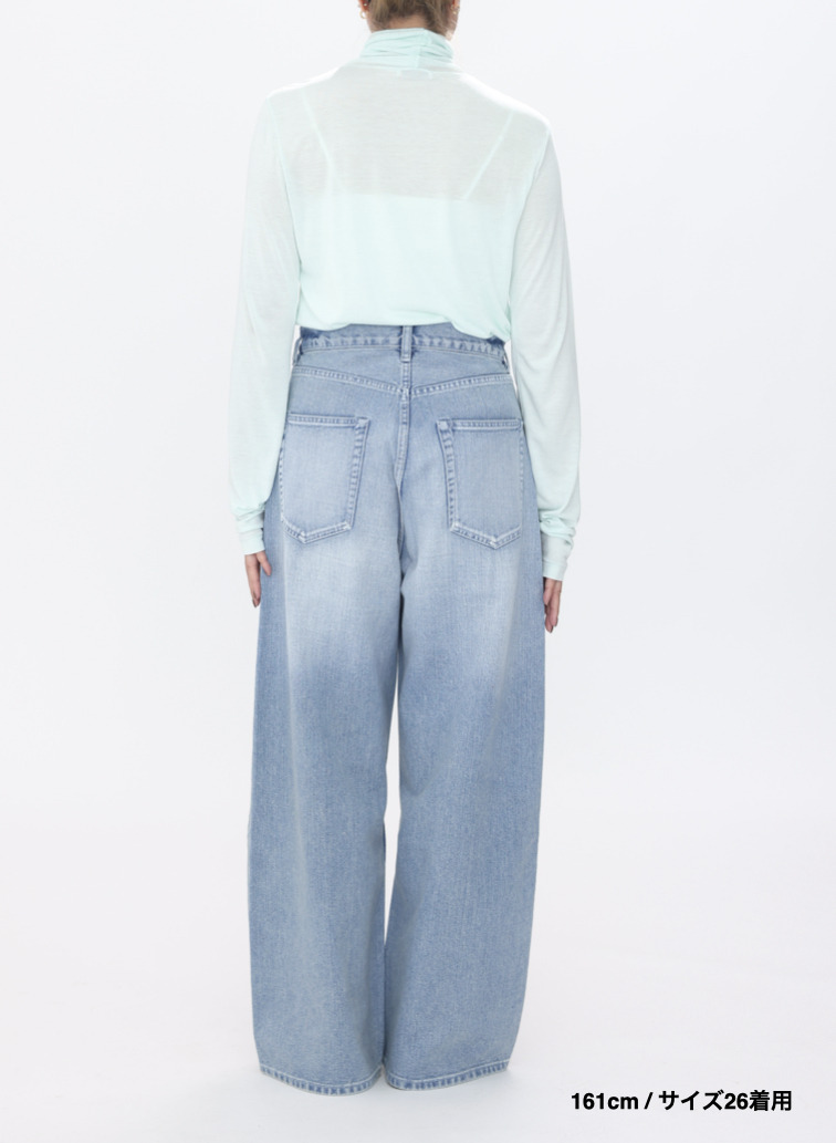 デニムワイドパンツ / DENIM WIDE PANTS 詳細画像 Indigo 17