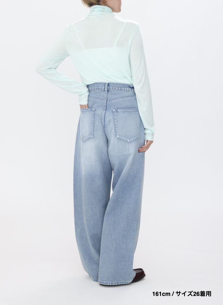 デニムワイドパンツ / DENIM WIDE PANTS 詳細画像 Indigo 21