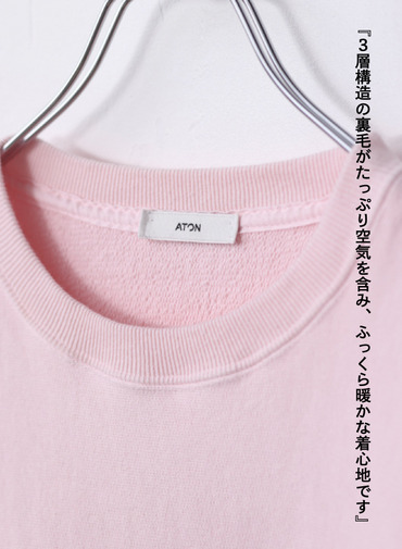 裏毛オーバーサイズハーフスリーブスウェット / NATURAL DYED URAKE OVERSIZED HALF SLEEVE SWEAT 詳細画像 Pink 9