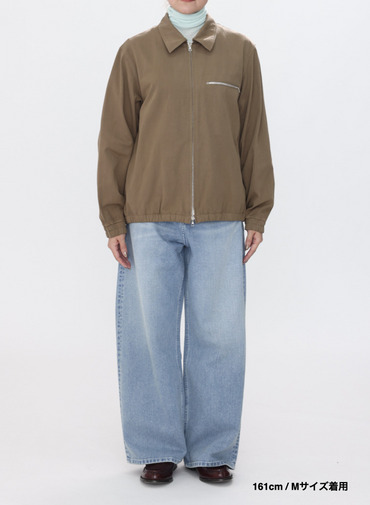 ハリントンジャケット / COTTON GABARDINE HARRNGTON JACKET 詳細画像 Camel 1