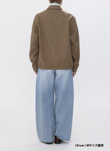 ハリントンジャケット / COTTON GABARDINE HARRNGTON JACKET 詳細画像 Camel 3