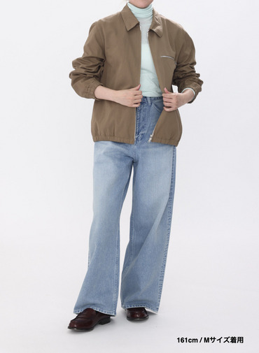 ハリントンジャケット / COTTON GABARDINE HARRNGTON JACKET 詳細画像 Camel 5