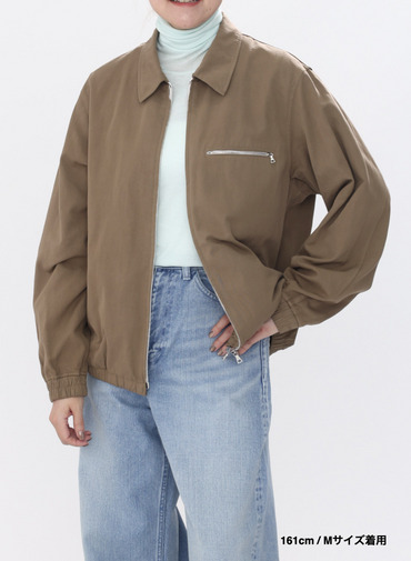 ハリントンジャケット / COTTON GABARDINE HARRNGTON JACKET 詳細画像 Camel 6