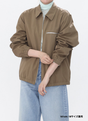 ハリントンジャケット / COTTON GABARDINE HARRNGTON JACKET 詳細画像 Camel 9