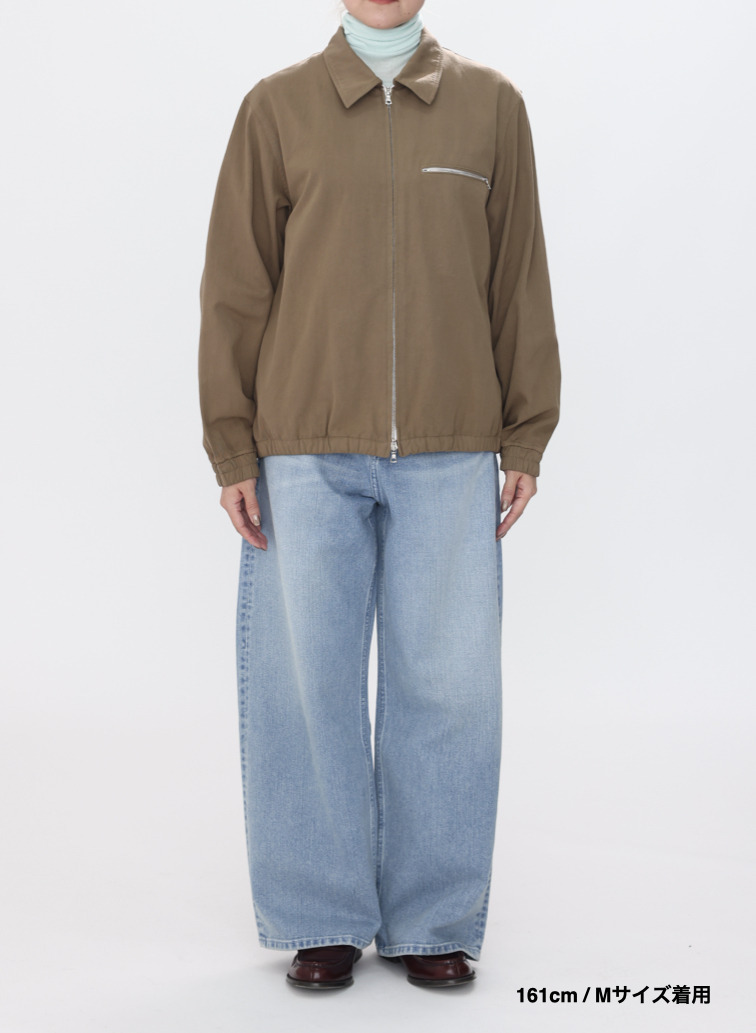 ハリントンジャケット / COTTON GABARDINE HARRNGTON JACKET 詳細画像 Camel 1