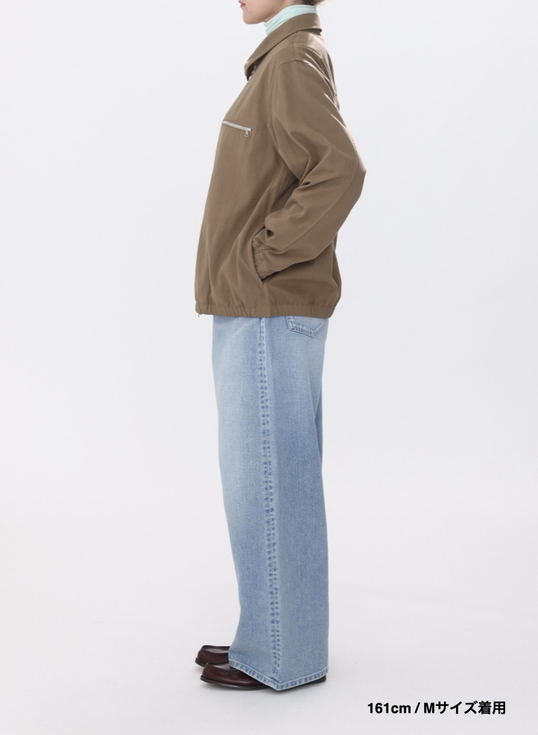 ハリントンジャケット / COTTON GABARDINE HARRNGTON JACKET 詳細画像 Camel 2