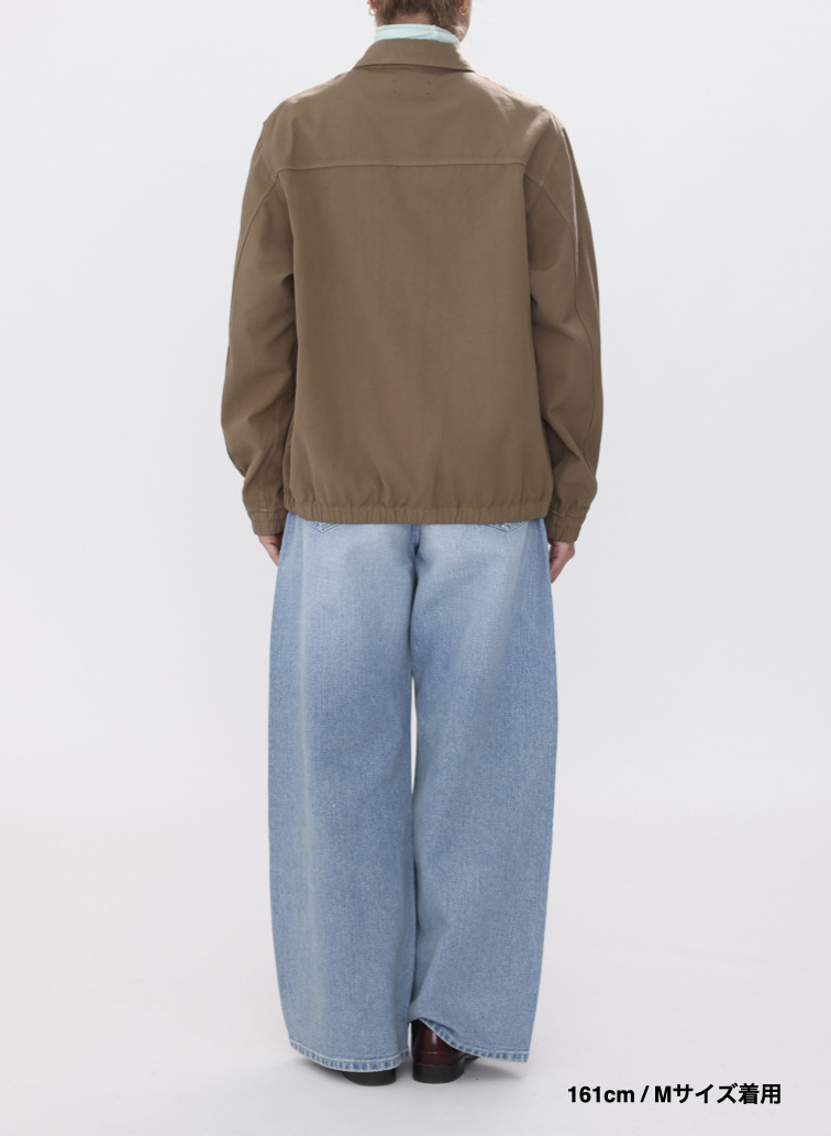ハリントンジャケット / COTTON GABARDINE HARRNGTON JACKET 詳細画像 Camel 3