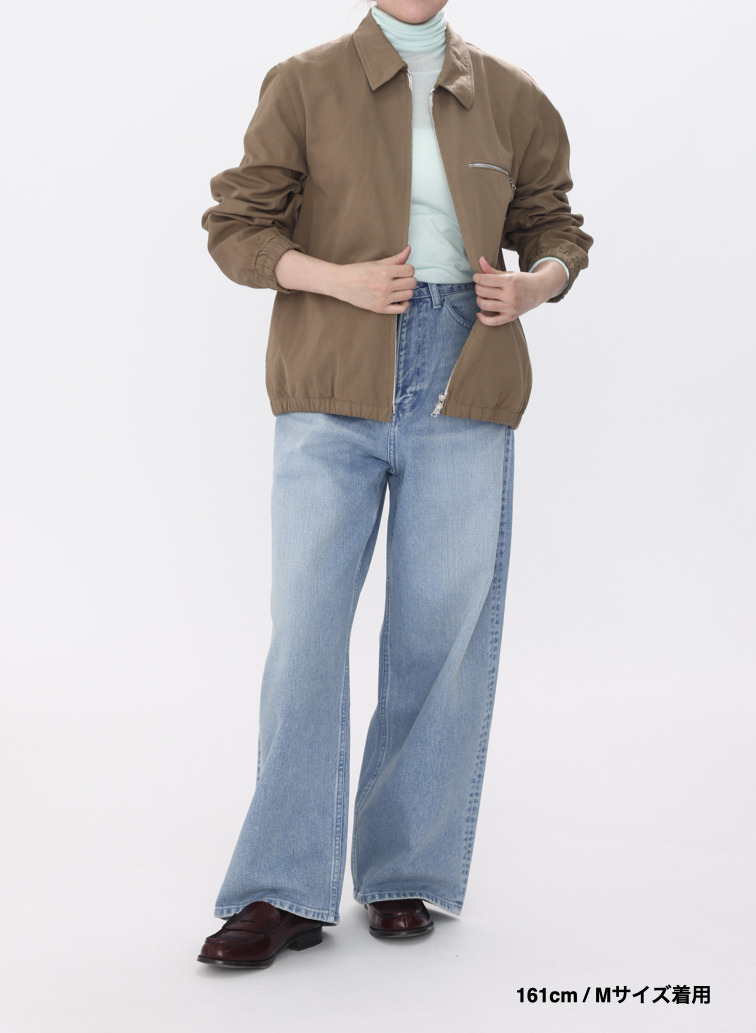 ハリントンジャケット / COTTON GABARDINE HARRNGTON JACKET 詳細画像 Camel 5