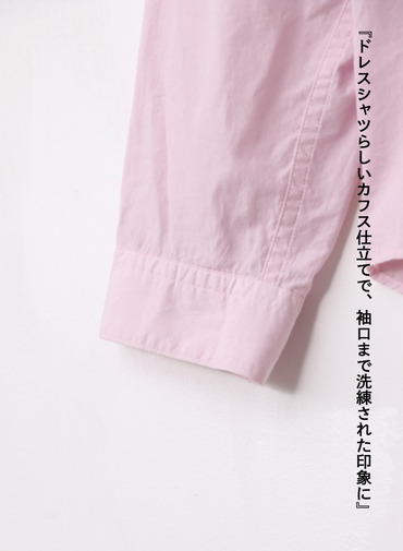 オーバーサイズシャツ / COTTON CASHMERE LAWN OVERSIZED SHIRT 詳細画像 Pink 12