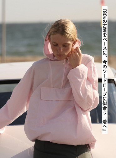 アノラックパーカー / COTTON CASHMERE LAWN ANORAK PARKA 詳細画像 Pink 2