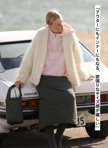 アノラックパーカー / COTTON CASHMERE LAWN ANORAK PARKA 詳細画像 Pink 3