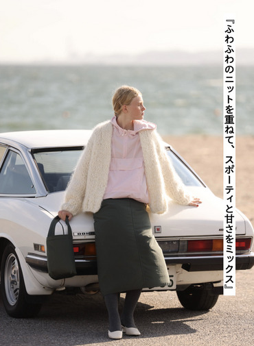 アノラックパーカー / COTTON CASHMERE LAWN ANORAK PARKA 詳細画像 Pink 4