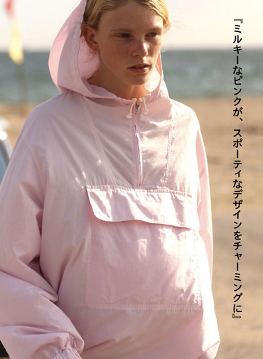 アノラックパーカー / COTTON CASHMERE LAWN ANORAK PARKA 詳細画像 Pink 5