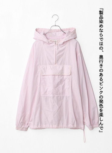 アノラックパーカー / COTTON CASHMERE LAWN ANORAK PARKA 詳細画像 Pink 7