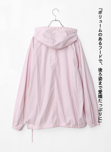 アノラックパーカー / COTTON CASHMERE LAWN ANORAK PARKA 詳細画像 Pink 8