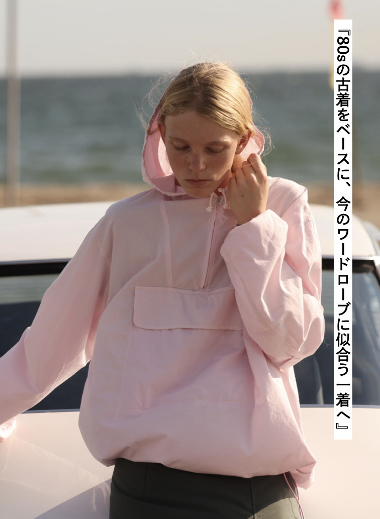 アノラックパーカー / COTTON CASHMERE LAWN ANORAK PARKA 詳細画像 Pink 2