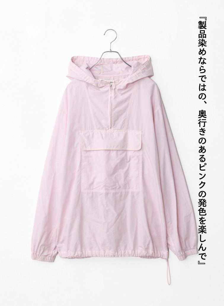 アノラックパーカー / COTTON CASHMERE LAWN ANORAK PARKA 詳細画像 Pink 7