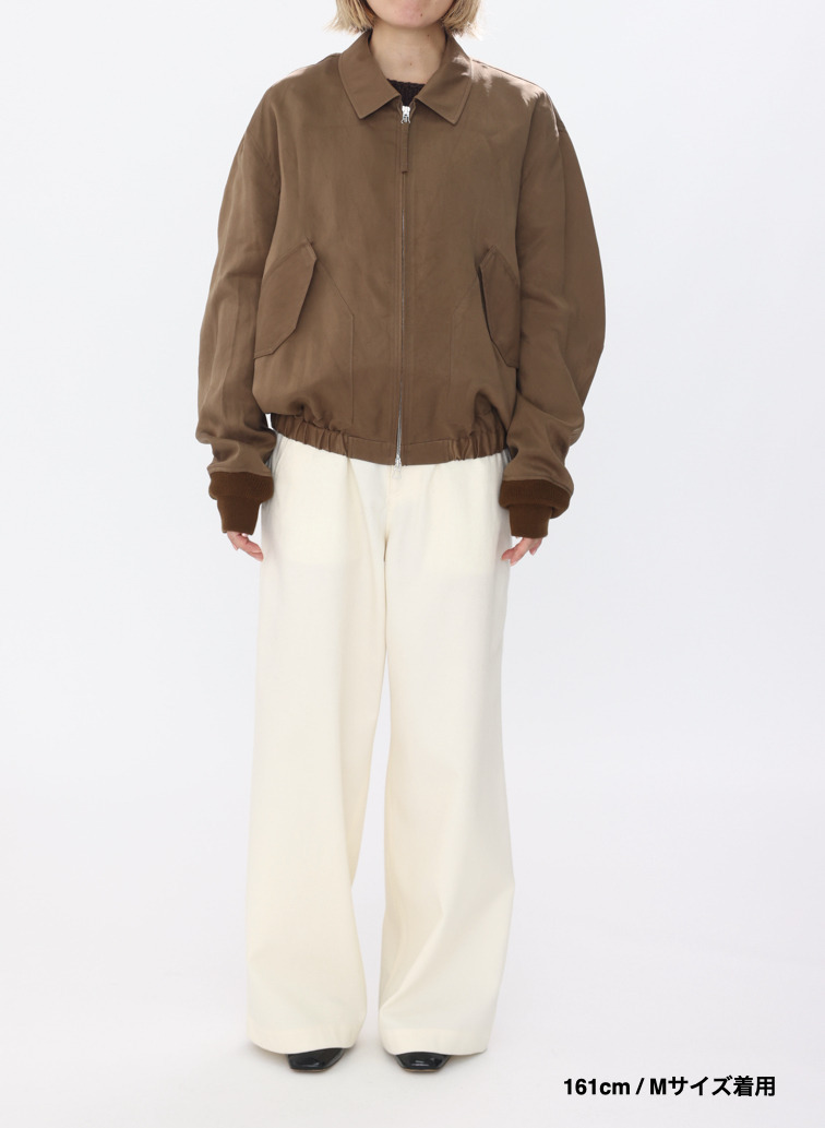 フライトジャケット / CRISPY TWILL FLIGHT JACKET 詳細画像 Camel 12