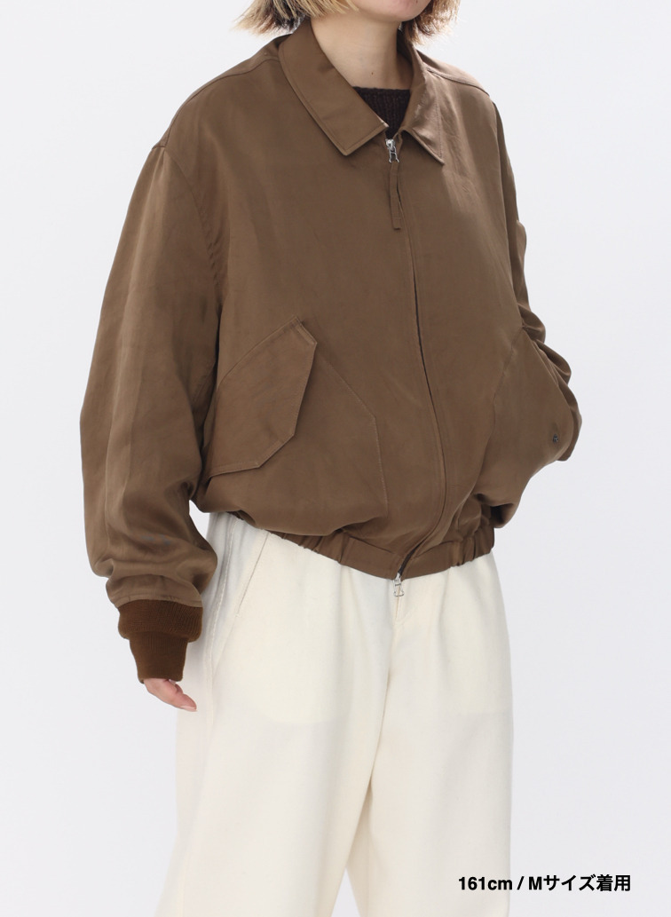 フライトジャケット / CRISPY TWILL FLIGHT JACKET 詳細画像 Camel 17