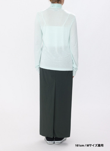 タートルネックプルオーバー / MODAL SILK JERSEY TURTLENECK PULLOVER 詳細画像 Peppermint Green 11