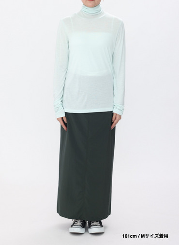 タートルネックプルオーバー / MODAL SILK JERSEY TURTLENECK PULLOVER 詳細画像 Peppermint Green 9