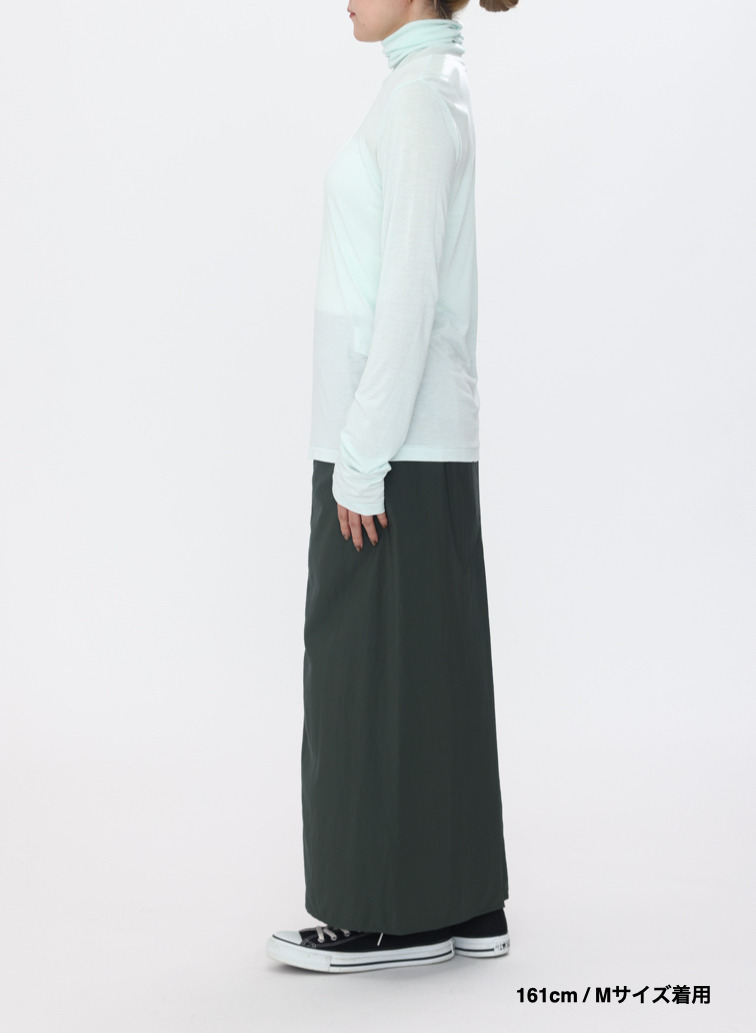 タートルネックプルオーバー / MODAL SILK JERSEY TURTLENECK PULLOVER 詳細画像 Peppermint Green 10