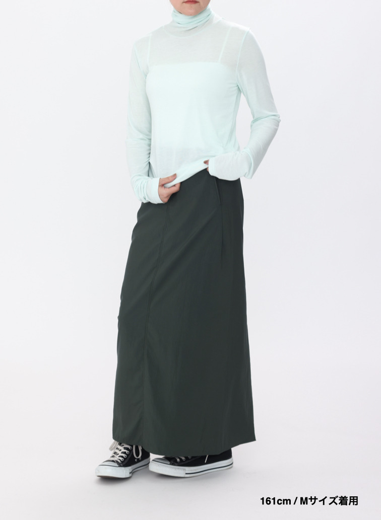 タートルネックプルオーバー / MODAL SILK JERSEY TURTLENECK PULLOVER 詳細画像 Peppermint Green 12