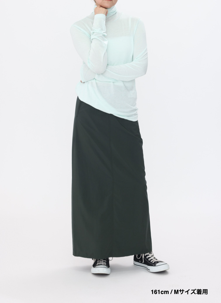 タートルネックプルオーバー / MODAL SILK JERSEY TURTLENECK PULLOVER 詳細画像 Peppermint Green 13