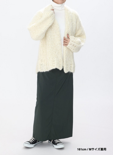 ハンドニットカーディガン / HAND KNIT CARDIGAN 詳細画像 White 4