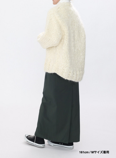 ハンドニットカーディガン / HAND KNIT CARDIGAN 詳細画像 White 5