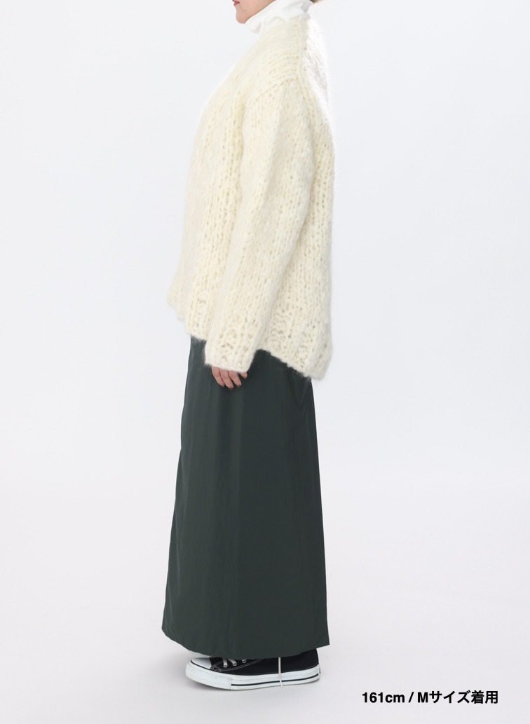ハンドニットカーディガン / HAND KNIT CARDIGAN 詳細画像 White 2