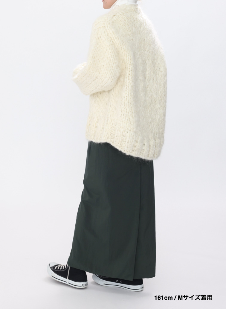 ハンドニットカーディガン / HAND KNIT CARDIGAN 詳細画像 White 5