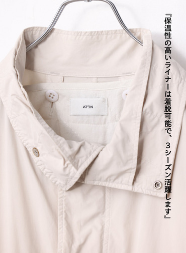 ショートモッズコート / AIR WEATHER SHORT MODS COAT 詳細画像 Off White 10