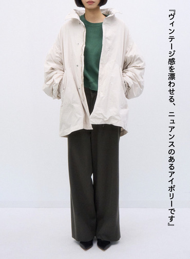 ショートモッズコート / AIR WEATHER SHORT MODS COAT 詳細画像 Off White 5