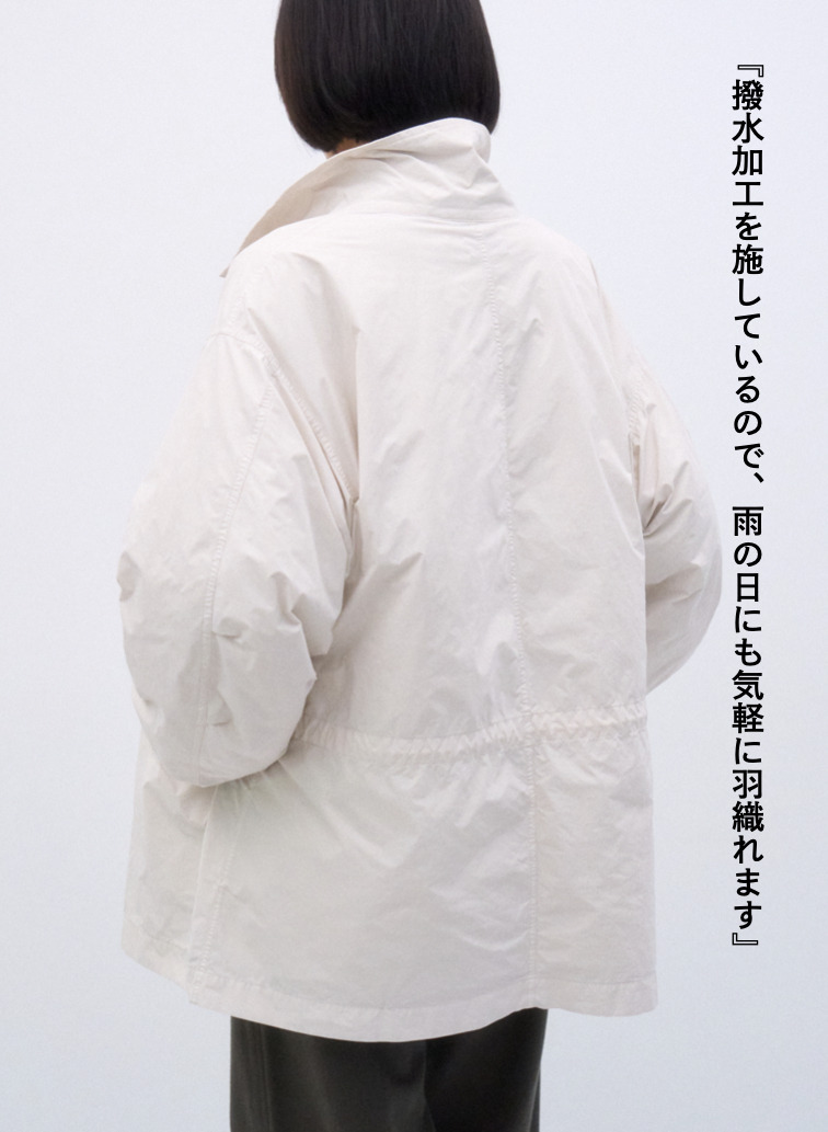 ショートモッズコート / AIR WEATHER SHORT MODS COAT 詳細画像 Off White 8