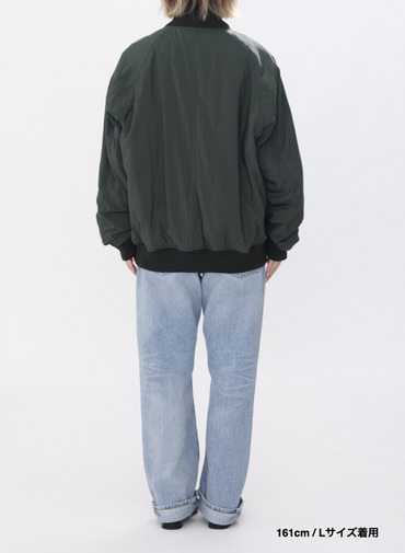 【ESSENTIALS】フライトジャケット / FIBRIL NYLON SATIN FLIGHT JACKET 詳細画像 Khaki 11
