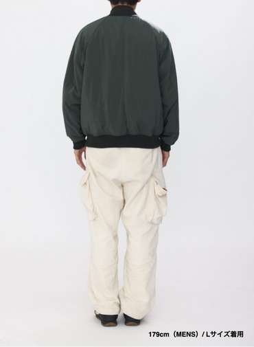 【ESSENTIALS】フライトジャケット / FIBRIL NYLON SATIN FLIGHT JACKET 詳細画像 Khaki 14