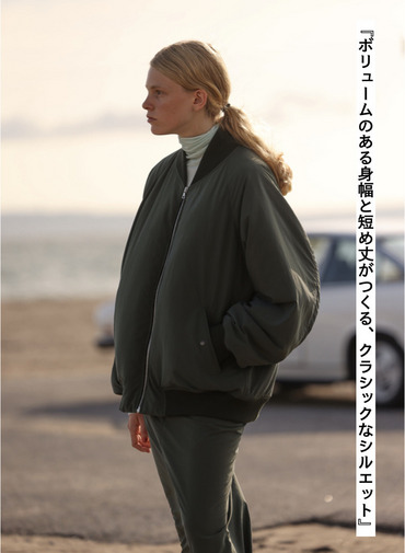 【ESSENTIALS】フライトジャケット / FIBRIL NYLON SATIN FLIGHT JACKET 詳細画像 Khaki 7