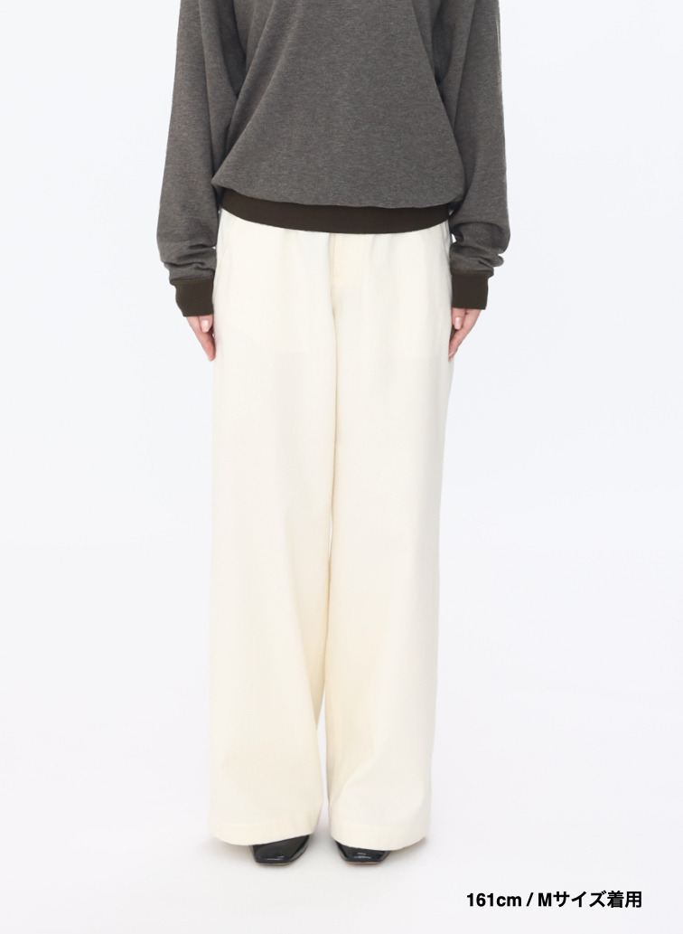 ワークパンツ / WOOL COTTON KERSEY WORK PANTS 詳細画像 Off White 12