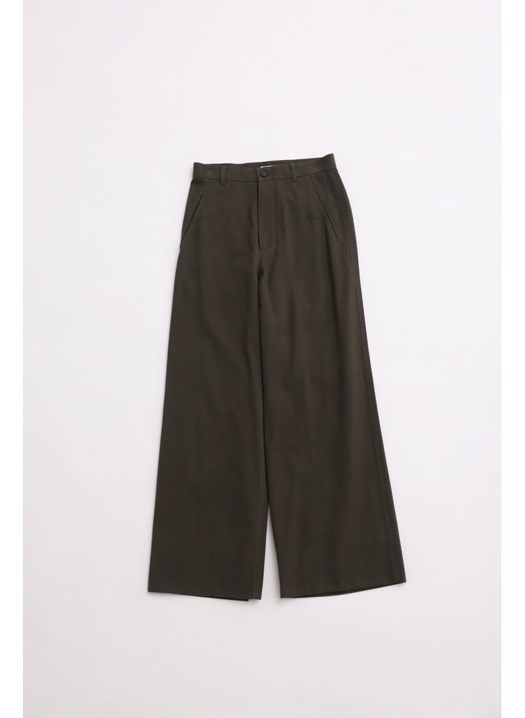 ワークパンツ / WOOL COTTON KERSEY WORK PANTS 詳細画像 Khaki 2