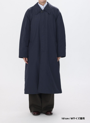 バルマカーンコート / TWIST NYLON TAFTA BALMACAAN COAT 詳細画像 Navy 1