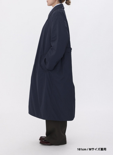 バルマカーンコート / TWIST NYLON TAFTA BALMACAAN COAT 詳細画像 Navy 2