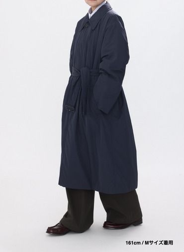 バルマカーンコート / TWIST NYLON TAFTA BALMACAAN COAT 詳細画像 Navy 5